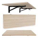 Mesa Dobrável Pérsia De Parede Cozinha Mdf 90x45 Preto jade