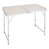 Mesa Dobravel Portatil Vira Maleta Camping Praia 90x60