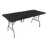 Mesa Dobrável Robust Resistente 1 80m Ntk Fácil De Armazenar Cor Preto