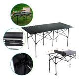 Mesa Dobrável Tomate Aço Carbono Grande 120cm E Compacta
