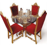 Mesa E Cadeiras Luis Xv Palácio De Versailles Paris