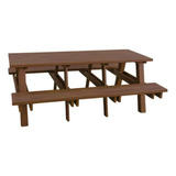 Mesa Em Madeira Plastica