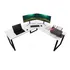 Mesa Escritório Mad Pinus Industrial Tampo Mdp Office 1 50cm