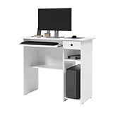 Mesa Escrivainha Para Computador Viena Branca