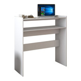 Mesa Escrivaninha Branca Pequena Para Quarto Barata Simples