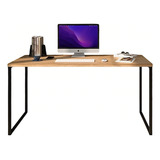 Mesa Escrivaninha Industrial 120x50 Trabalho Estudo Notebook