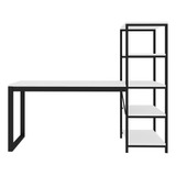 Mesa Escrivaninha Office Trabalho C Prateleira Resistente