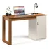 Mesa Escrivaninha Paris Para Quarto E Estudos E Escritório Office Com 1 Porta E Prateleira Cor Off White Mobilimobili