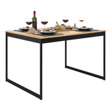 Mesa Estilo Industrial 120x90 Retrô Para Cozinha Sala Jantar