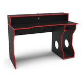 Mesa Gamer Escrivaninha Fremont 130x87 5x59cm Politorno