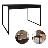 Mesa Industrial 90cm Home Office Trabalho Estudo Sala Pinus