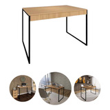 Mesa Industrial Econo 120cm Estilo P  Escritório Mdp E Metal