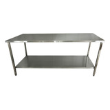 Mesa Industrial Em Aço Inox De 1 90 X 0 60 X 0 90