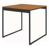 Mesa Industrial Jantar Quadrada 4 Lugares 80x80 Pe Metal