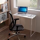 Mesa Industrial Pequena Escritorio Para Computador PC Gamer Escrivaninha De Estudo Para Notebook E Livros Impressora Serve Como Penteadeira Trabalho Home Office Branca 
