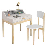 Mesa Infantil Com Cadeira Modelo Teen Kit Conjunto Cor Branc