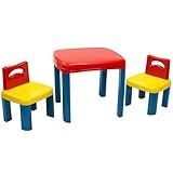 Mesa Infantil Didática Com 2 Cadeiras Mesinha Didática Mini Mesa Crianças Com Cadeiras