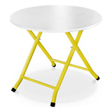 Mesa Infantil Ibiza Para Criança Desenhar Amarelo E Branco