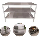 Mesa Inox 120cm Para
