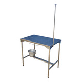Mesa Inox Atendimento Veterinaria Cirurgica Balde Sorox