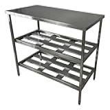 Mesa Inox Bancada 1300x700x