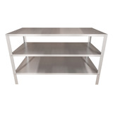 Mesa Inox C Paneleiro Para Banho E Tosa Mais Vendida