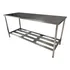 Mesa Inox Com Prateleira Gradeada 1 90 X 0 70 Pronta Entrega
