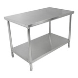 Mesa Inox Serviço Industrial 100x70cm C