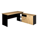 Mesa L Diretor Dinâmica 150cm A 170cm Pés Painel Mac Pr F5