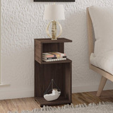 Mesa Lateral 2 Nichos Toy Artely Amendoa Ge