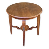 Mesa Lateral De Canto Estilo Art Deco Antiga Madeira Maciça