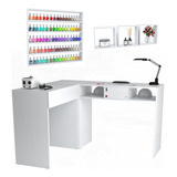 Mesa Manicure Em L Sugnails Com Sugador Brindes Nails Design