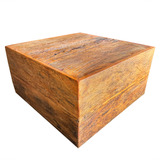 Mesa Mesinha De Centro Madeira Demolição Rústica Maciça