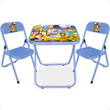 Mesa Mesinha Didatica Infantil Com 2 Cadeiras Crianças