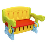 Mesa Mesinha Infantil 3 Em 1 Banco Baú Cadeira Colorido
