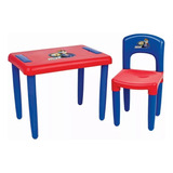 Mesa Mesinha Infantil Criança Menino Cadeira