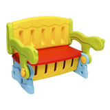 Mesa Mesinha Infantil Plástico 3 Em 1 Banco Baú Cadeira Importway Iwmi 3x1 Colorido