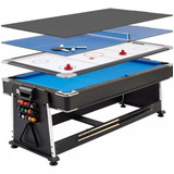 Mesa Multijogos 4 Em 1 Ping Pong Bilhar E Air Hockey