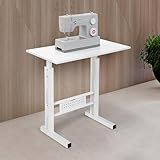 Mesa Multiuso Bancada Portátil Tampo Liso Para Máquina De Costura E Bordado Doméstica Singer Brother Elgin Regulável