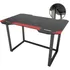 Mesa P/ Jogos Preto Vermelho Tela Gabinete Suporta Até 150kg