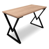 Mesa P Escritório Jantar Gamer Daloa 1 20x0 60 Em Aço Cor Preto jade