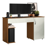 Mesa Para Computador 1 Porta 1 Gaveta C Suporte De Cpu Lara