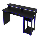 Mesa Para Computador Gamer Tecnomobili Me4153 Preto azul