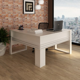 Mesa Para Escritório Em L Charme Espresso Móveis Jjwt