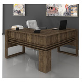Mesa Para Escritório Em L Charme Espresso Móveis Nogal