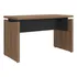 Mesa Para Escritório Operacional Nogal/preto - Artany Cor Preto