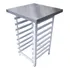 Mesa Para Forno Inox 60x60 Para 8 Assadeiras Carmel Imports