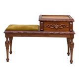 Mesa Para Telefone De Canto Mesinha Vintage Estilo Colonial