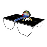Mesa Ping Pong Mdp 15mm 1087 Klopf Cor Preta Kit 5055