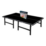 Mesa Ping Pong Preta Mdp 15mm 1010 Klopf Kit Completo 5091 Cor Preto